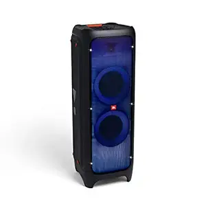 JBL PartyBox 1000 by Harman Powerful Bluetooth Party Speaker with DJ Launchpad, Full Panel Light Effects & Air Gesture Wristband (1100Watt, Black)