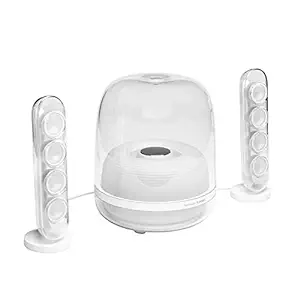 JBL Harman Kardon Soundsticks 4, Award Winning Timeless Iconic Design, Ambient Light Effects, Bluetooth Speaker with Satellite Speakers & Subwoofer System