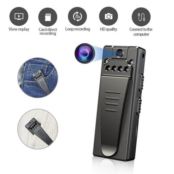 PAYKARS smars® HD Pocket Pen Camera 1080P Ultra HD Body Cam