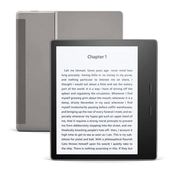 Kindle Oasis (10th Gen) - Now with adjustable warm light, 7" Display, 32 GB, WiFi + Free 4G (Graphite)
