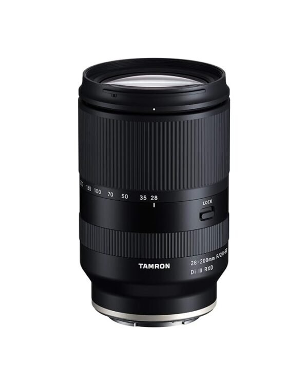 Tamron 28-200 MM F/2.8-5.6 Di III RXD Lens for Sony Mirrorless Full Frame/APS-C E-Mount, Model Number: AFA071S700, Black