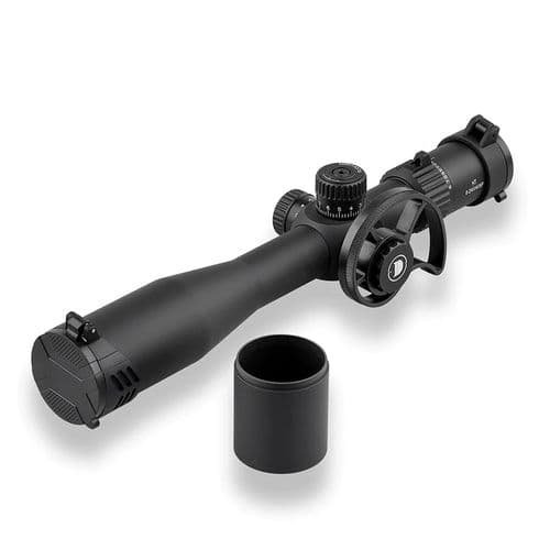 Discovery Optics HT 6-24x40 FFP MOA SF ¼ MOA LT Riflescope with Free Dovetail Rings