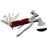 10-in-1 Stainless Steel Multi-Tool Set – Hatchet, Wrench & Cutter (Silver)
