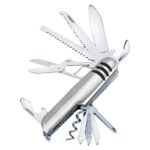 11-in-1 Multi-Functional Stainless Steel Pocket Tool Knife – Silver