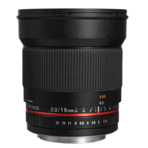 Samyang Bower 16mm f/2.0 ED AS UMC CS Lens for Canon EF-M Mount