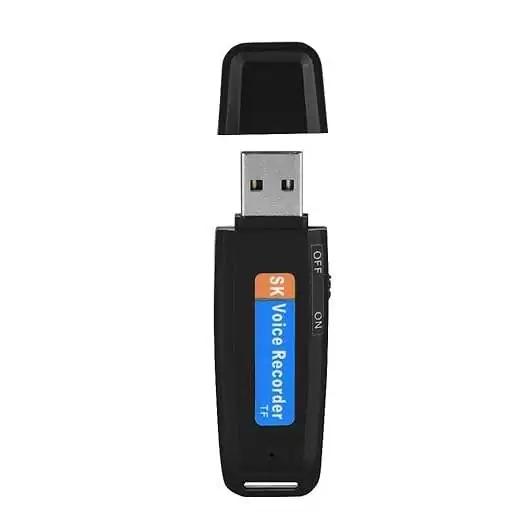 Micro SD/TF Card Slot Digital Voice Recorder USB Flash Drive Audio Recorder Pen Mini Dictaphone