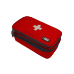 Emergency First Aid Organizer Bag – Portable Medical Kit Case (Maroon)