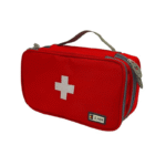 Emergency First Aid Organizer Bag – Portable Medical Kit Case (Maroon)