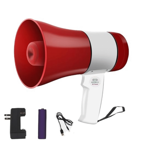 Portable Megaphone Speaker – Bluetooth PA System with Recorder & Player