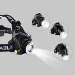 USB Rechargeable LED Headlamp Torch – High Lumen, Zoomable & Waterproof (3 Modes)