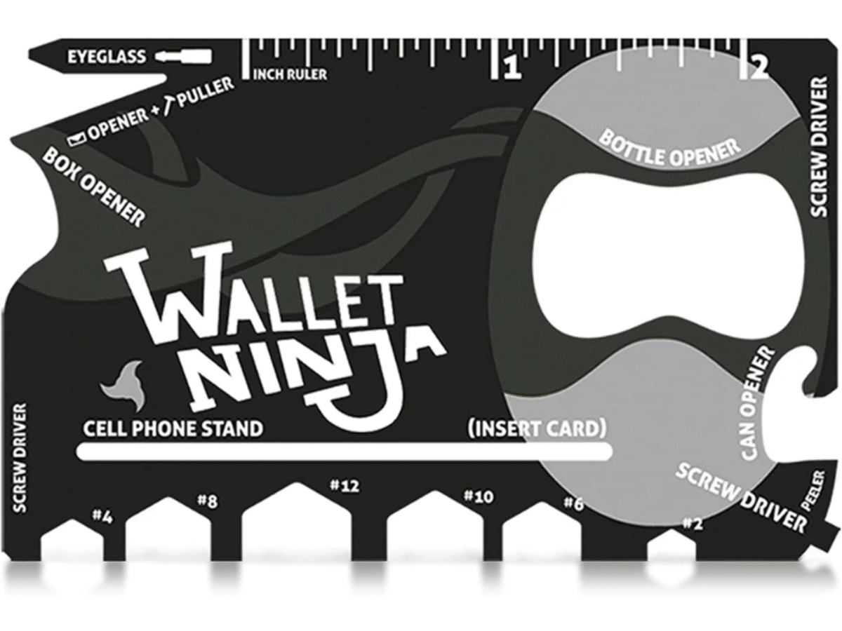 Wallet Ninja Credit Card Tool 18-in-1 - sumitraenterprises