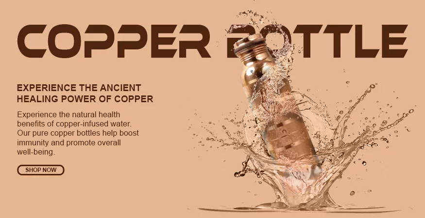 Banner of copper bottle