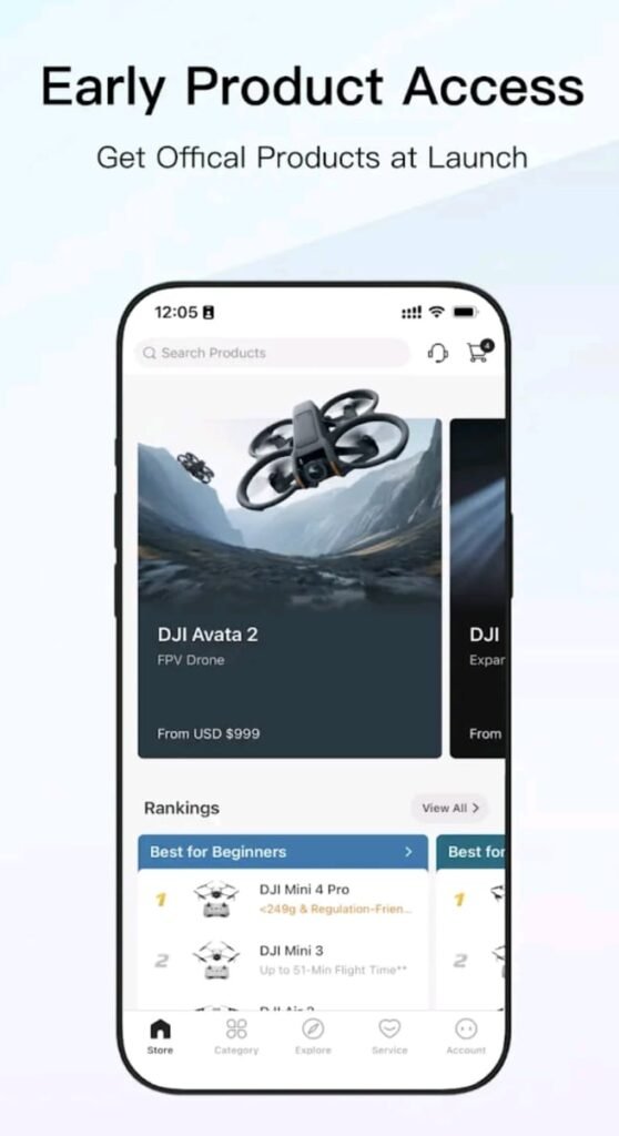 dji fLY App