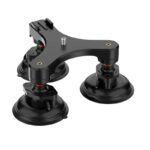 Car Triple Suction Cup Holder for Action Cameras & Osmo 360