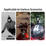 Flexible Adhesive Helmet Mount for Action Cameras & Osmo 360 (6)