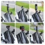 Motorcycle Windshield Mount for Action Cameras & Osmo 360 (3)