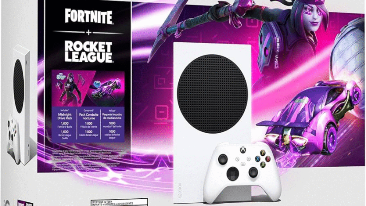 Xbox Series S Fortnite And Rocket League Bundle