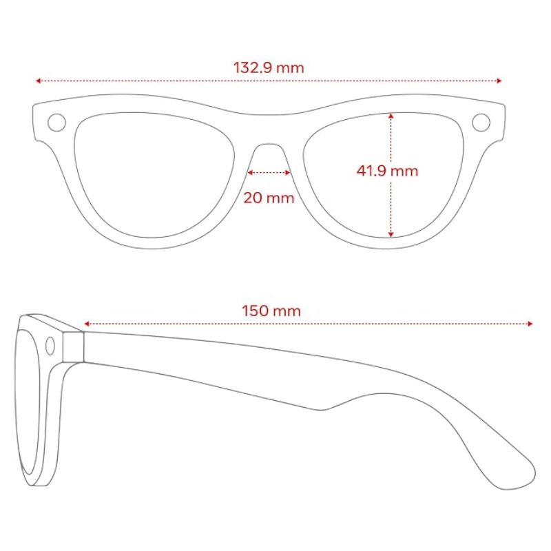Ray-Ban Meta Skyler Smart Glasses (Shiny Chalky Gray _ Pink Lenses)