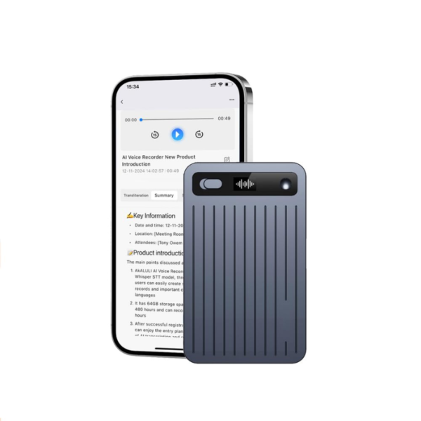 AltaX ThinkNote AI Voice Recorder 64GB