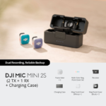 DJI Mic Mini 2S Camera Combo with Internal Recording (2 TX + 1 RX + Charging Case) (4)