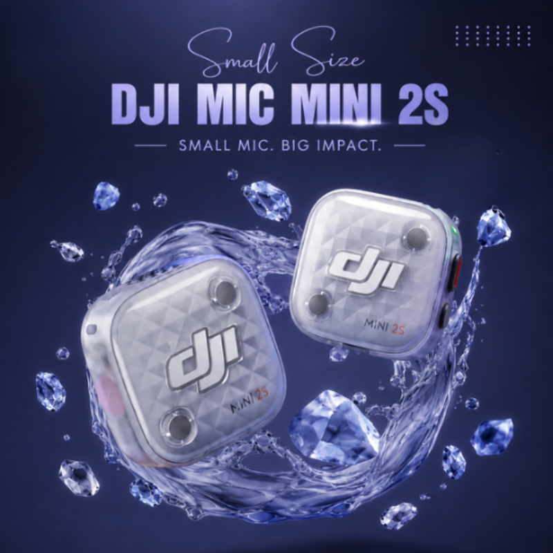 DJI Mic Mini 2S Camera Combo with Internal Recording (2 TX + 1 RX + Charging Case) (5)