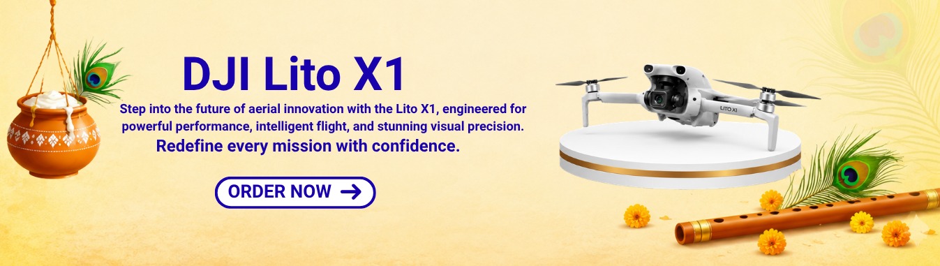 Dji Lito X1 janmastami banner home